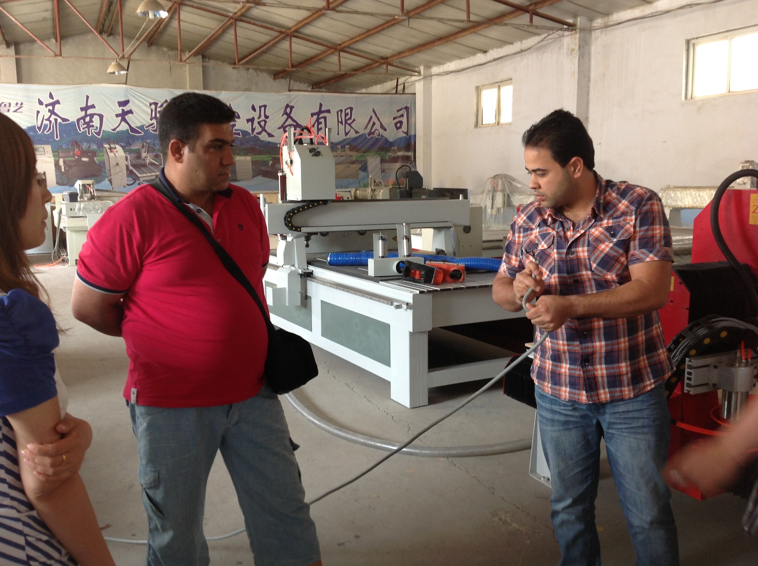 Iraq customers visited our factory